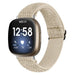 Fitbit Versa 4 Elastisches Armband (Beige)
