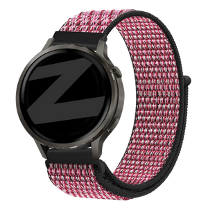 Bandz Garmin Venu 4 - 41mm Nylon Loop Armband (True Berry)