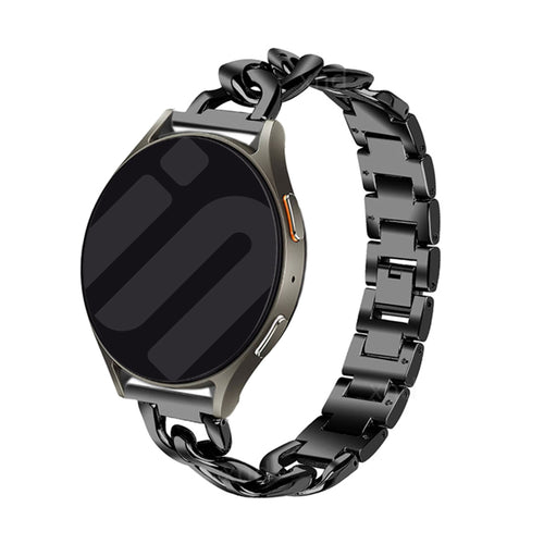 Samsung Galaxy Watch 6 - 40mm Stahlkettenband (Schwarz)