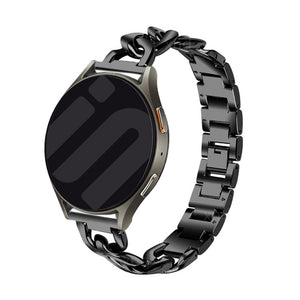 Samsung Galaxy Watch 6 Classic 43mm Stahlkettenband (Schwarz)