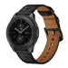 Fossil Gen 5 Lederarmband mit Schraubverschluss (Schwarz)