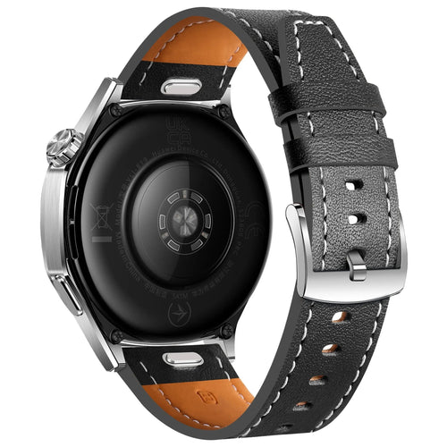 ICE Smart TKS Rectangular 1.41 Lederarmband 'One Push' (Schwarz)