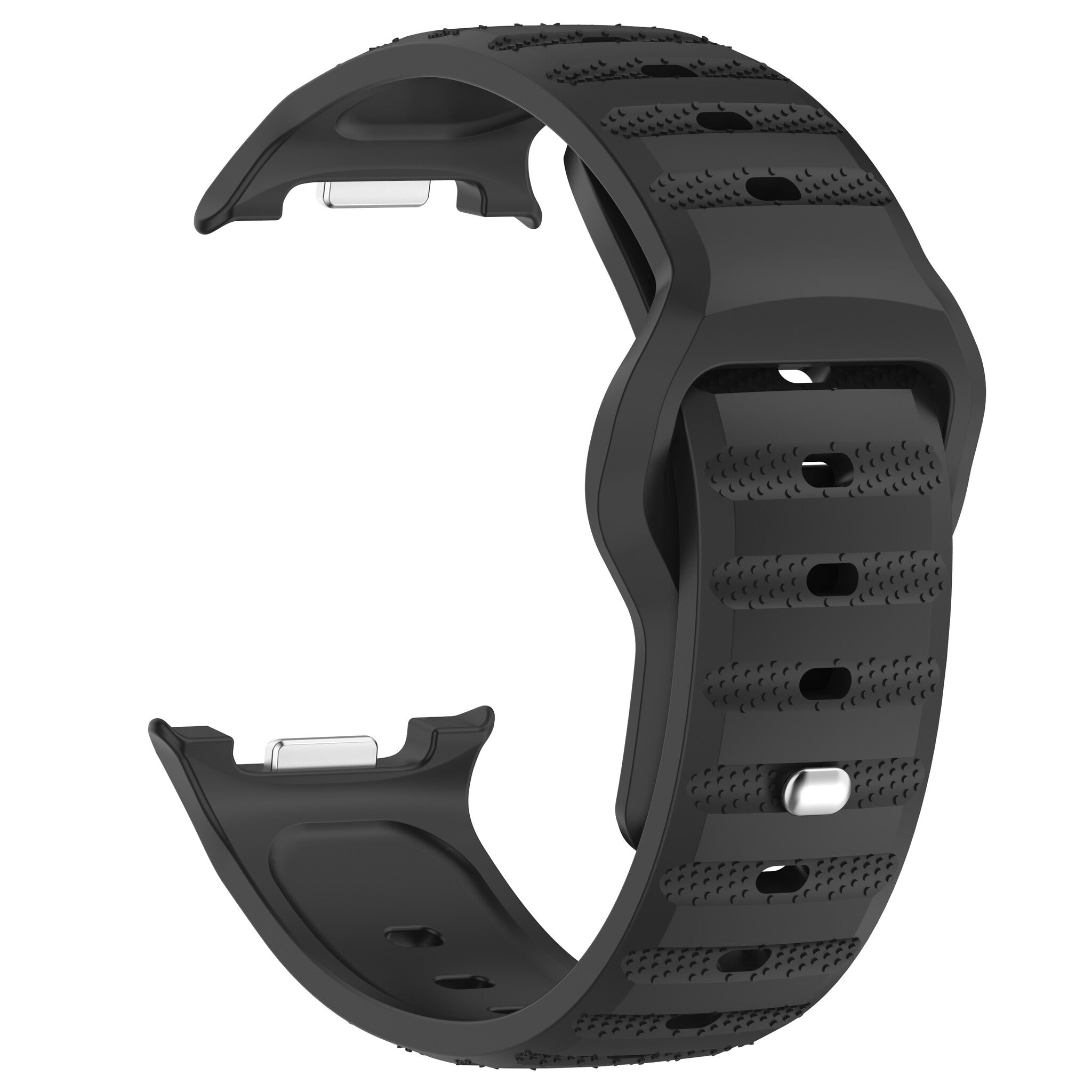 Samsung Galaxy Watch 8 - 44mm Outdoor Silikonarmband (Schwarz)