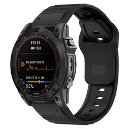 Garmin Instinct E - 45mm Outdoor Silikonarmband (Schwarz)