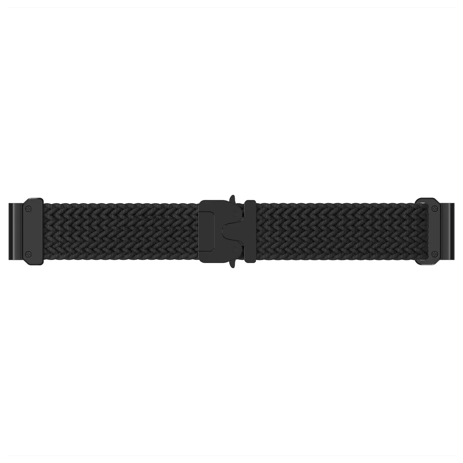 Garmin Approach S62 Geflochtenes Armband mit P-Schnalle (Schwarz mit Schwarz)