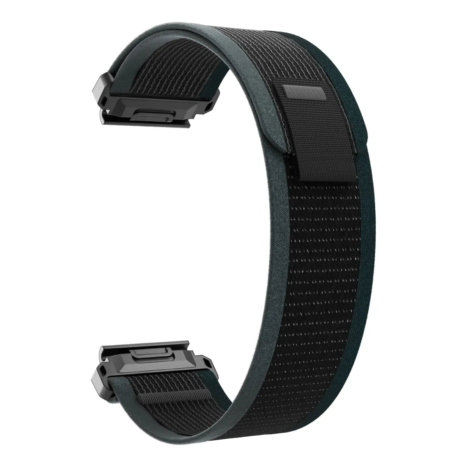 Garmin Quatix 8 Pro - 47mm Premium Trail Loop Armband (Schwarz/Grün)