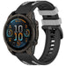 Garmin Quatix 3/6x/7x Sport Grain Armband (Schwarz/Grau)