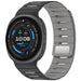 Samsung Galaxy Watch 9 - 40mm Magnetisches Silikonband (Schwarz/Grau)