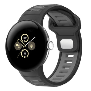 Google Pixel Watch 3 - 45mm Sport Duo Strap (Black/Grey)