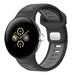 Google Pixel Watch 3 - 45mm Duo Sportarmband (Schwarz/Grau)