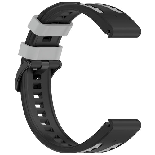 Garmin Quatix 3/6x/7x Sport Grain Armband (Schwarz/Grau)