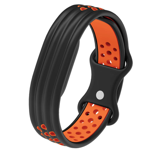Fitbit Air Sportarmband (Schwarz/Orange)
