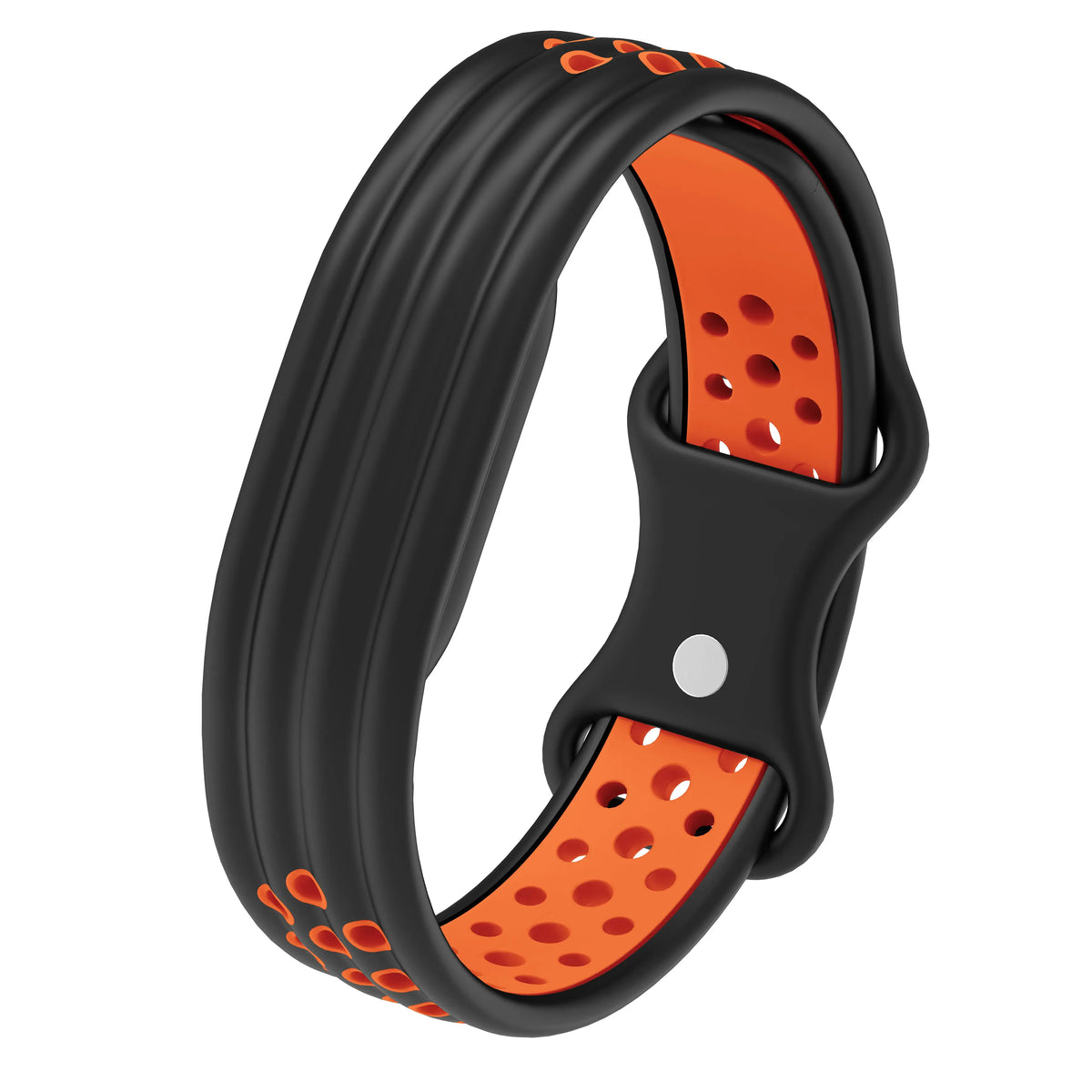 Fitbit Air Sportarmband (Schwarz/Orange)