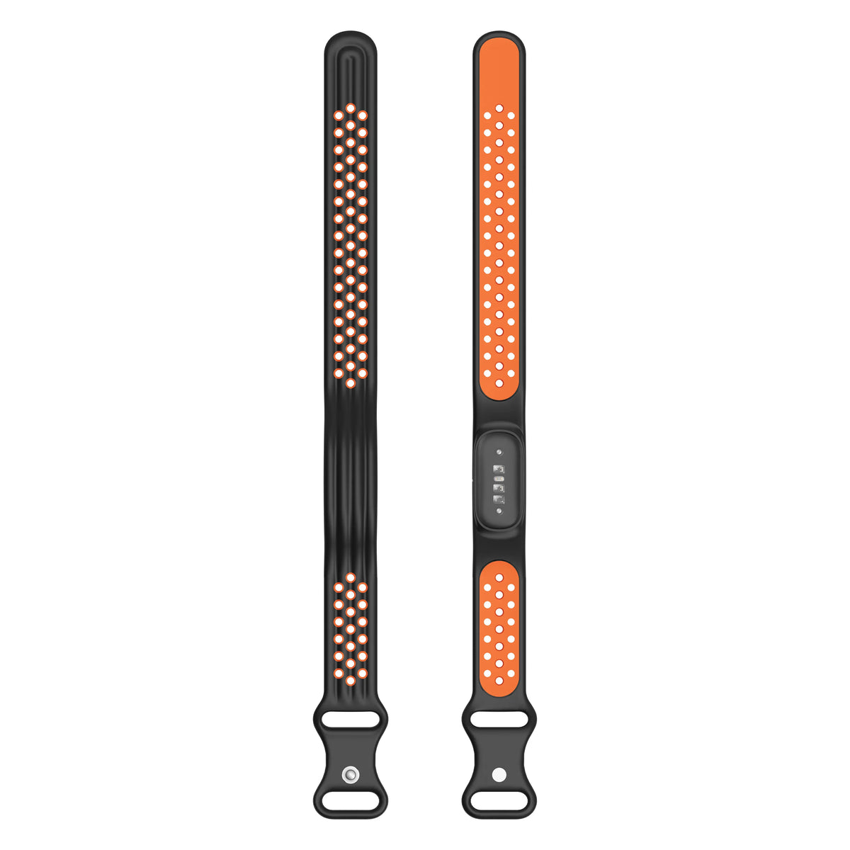 Fitbit Air Sportarmband (Schwarz/Orange)