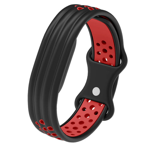 Fitbit Air Sportarmband (Schwarz/Rot)
