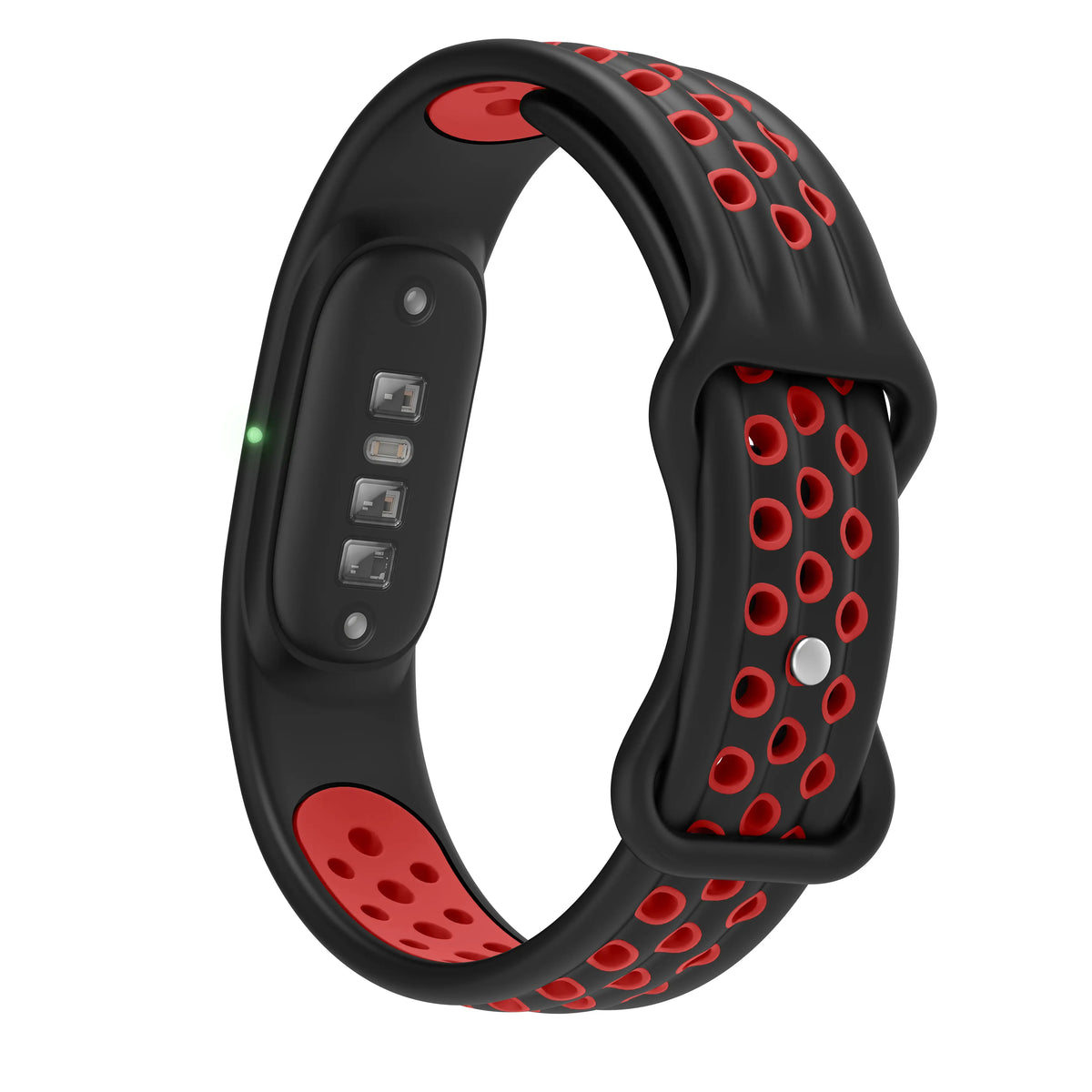 Fitbit Air Sportarmband (Schwarz/Rot)