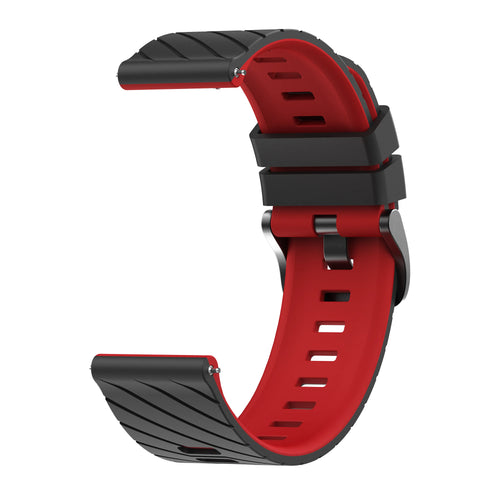 OnePlus Watch 3 Twill Sportarmband (Schwarz/Rot)