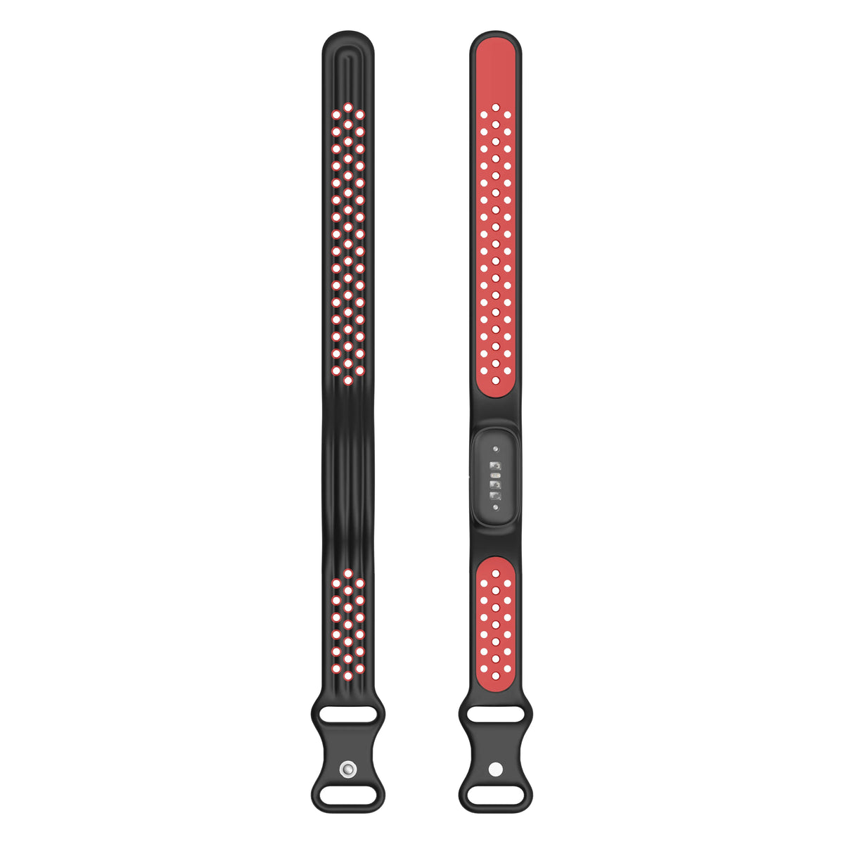 Fitbit Air Sportarmband (Schwarz/Rot)