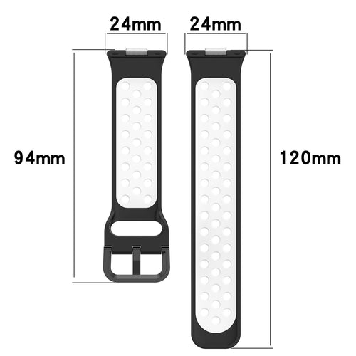 Huawei Watch Fit 5 Pro Sport Strap (Black/White)