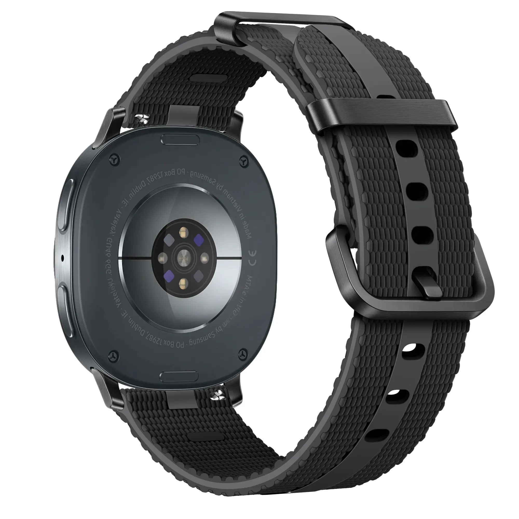 Samsung Galaxy Watch 8 Classic Silikon Active Armband (Schwarz)