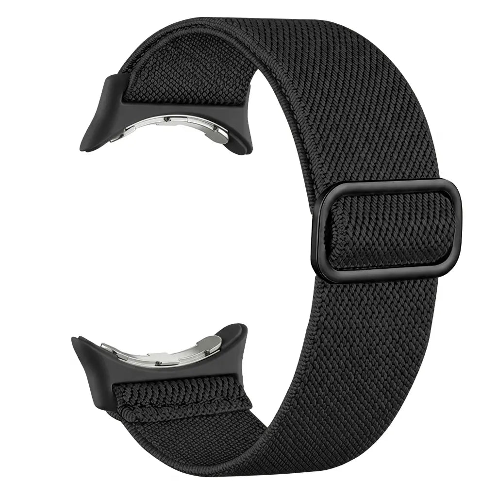 Google Pixel Watch 1/2 Elastisches Armband (Schwarz)