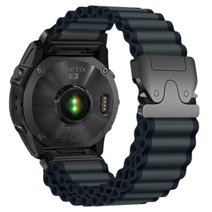 Garmin Fenix 7x Outdoor Nylonarmband (Schwarz)