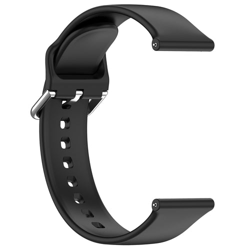 Coros Nomad Schnalle Silikonarmband (Schwarz)