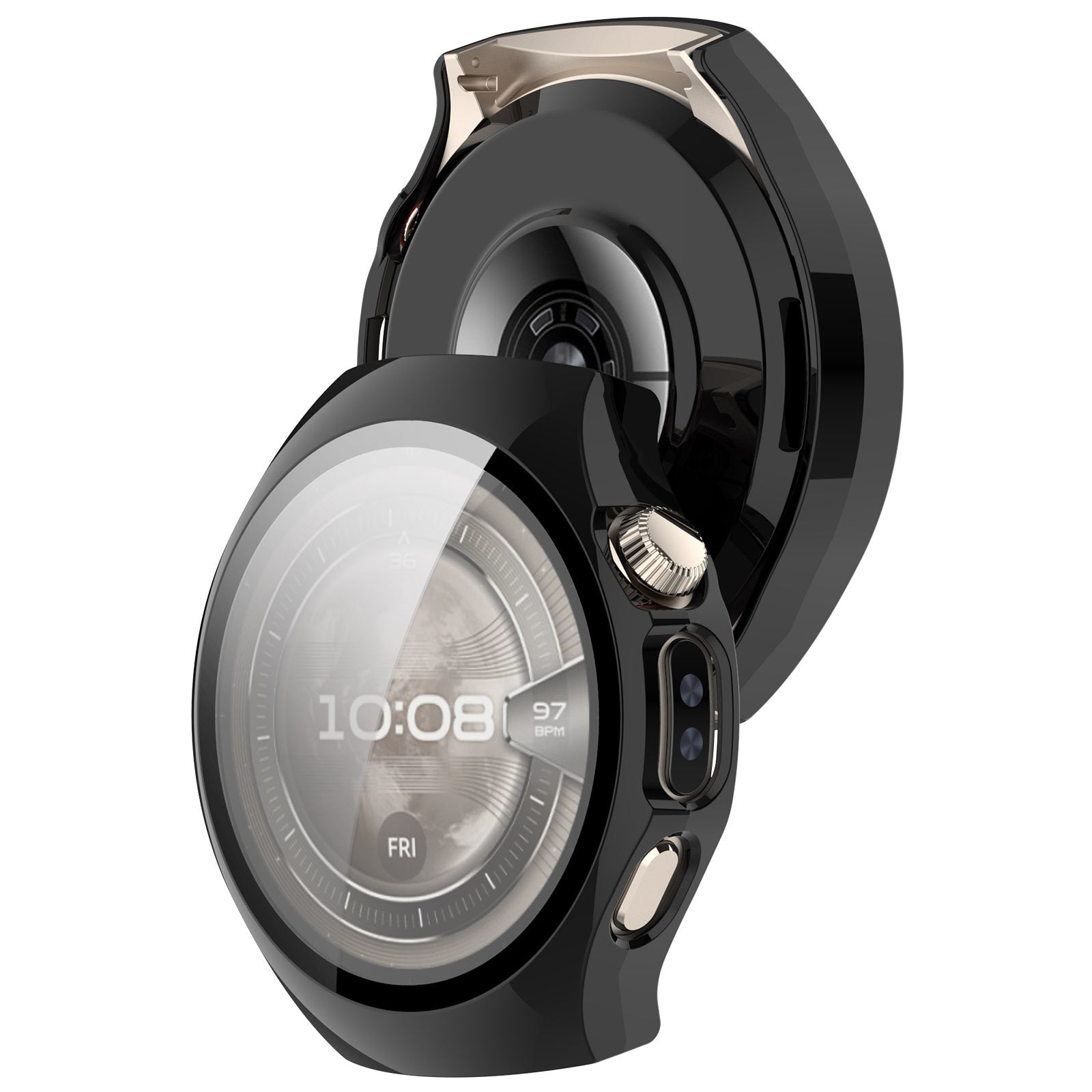 Huawei Watch 5 - 42mm Hartschale mit Glass (Schwarz)