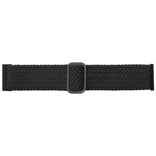 Fitbit Sense 2 verstellbares gewebtes Armband (Schwarz)