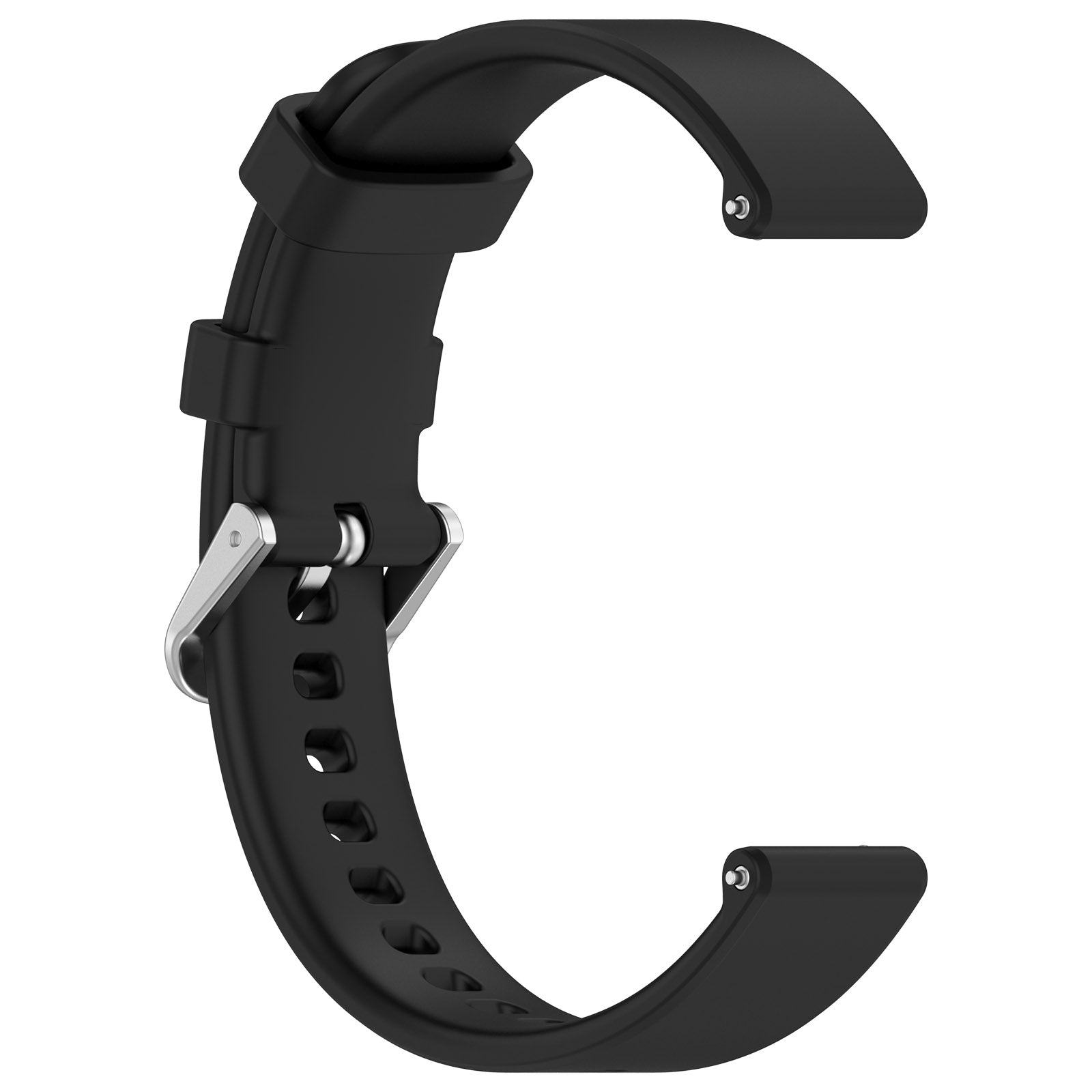 Garmin Lily 2 Klassisches Silikonarmband (Schwarz)