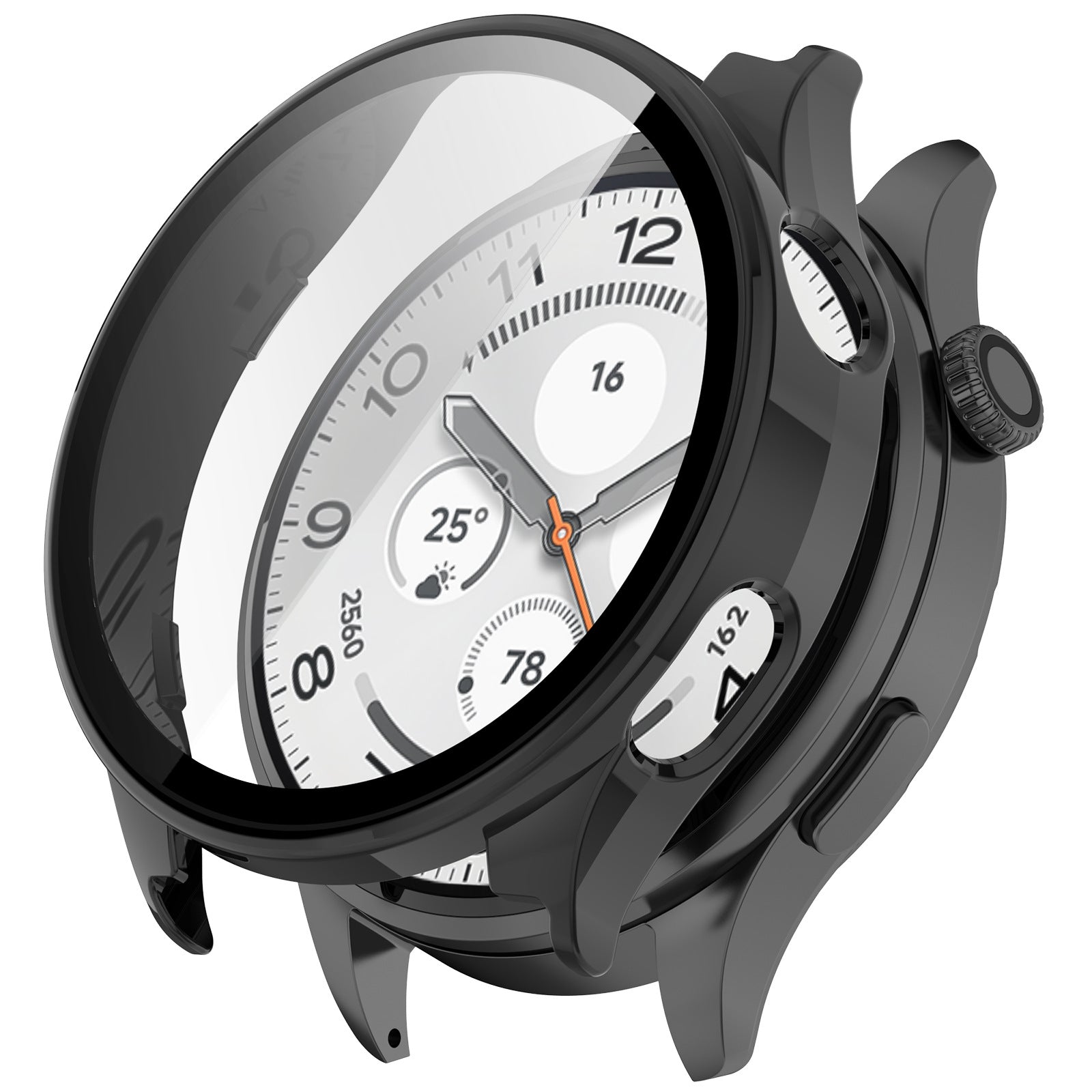 Xiaomi Watch 5 PC Hardcase mit Glas (Schwarz)