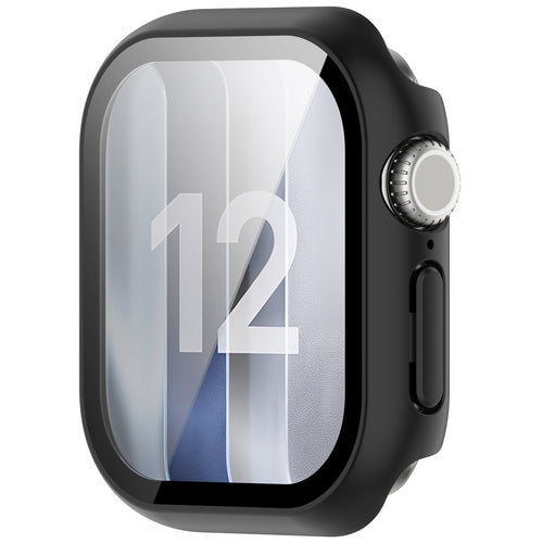 Apple Watch 12 - 46mm PC Case with Glass (Black)