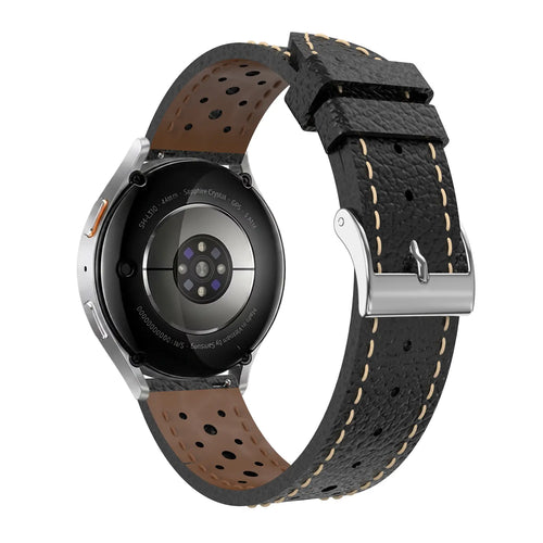 Polar Ignite Zephyr Leather Strap (Black)