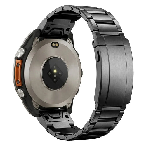 Garmin Fenix E Adjustable Titanium Strap (Black)