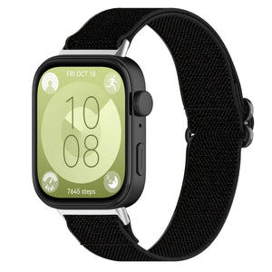 Huawei Watch Fit 4 Elastisches Armband (Schwarz)