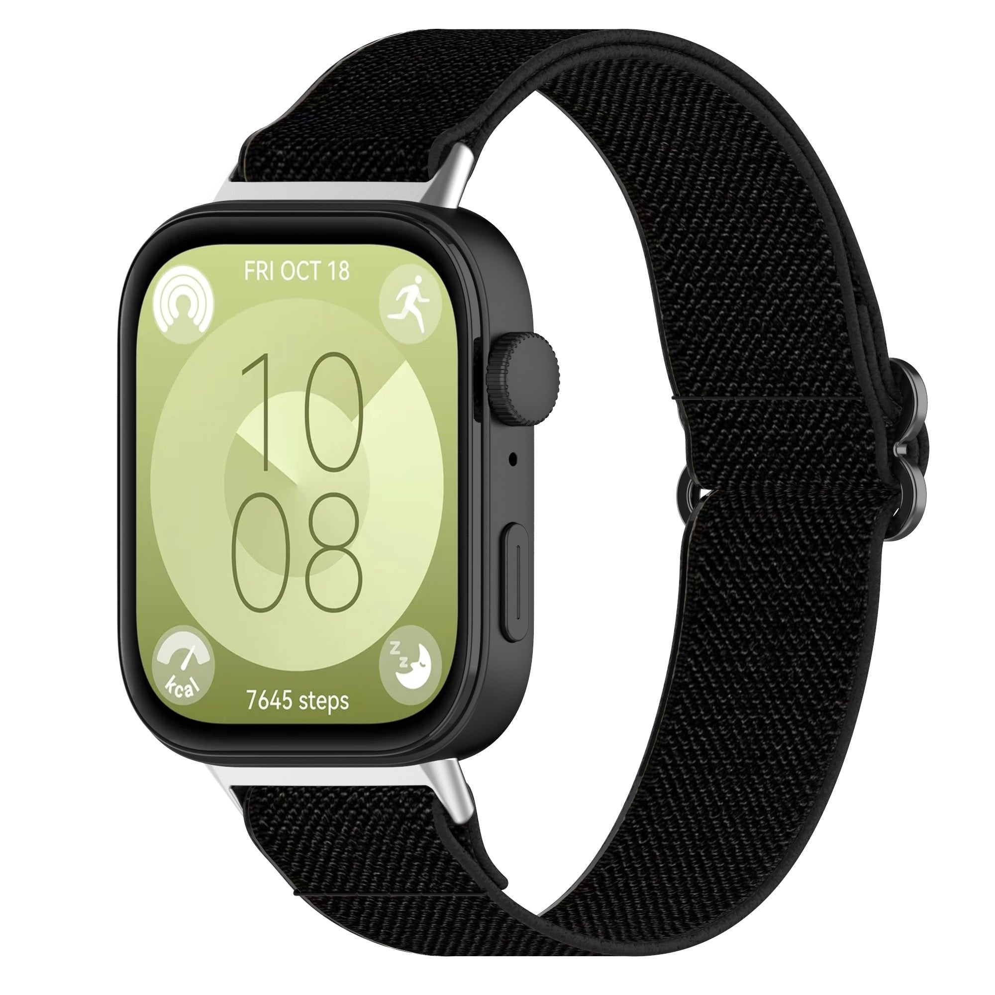 Huawei Watch Fit 4 Elastisches Armband (Schwarz)