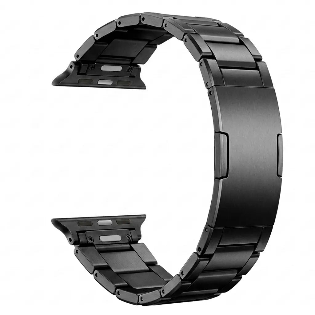 Apple Watch Raffiniert Titanarmband (Schwarz)