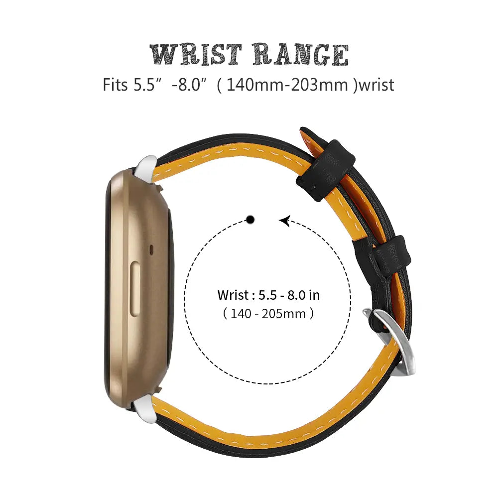 Slim Leather Strap, black