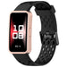 Huawei Band 8 Silikon-Air-Armband (Schwarz)