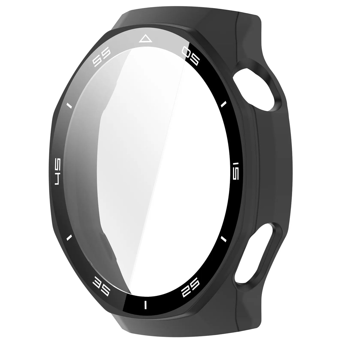 Huawei Watch GT 7 Pro Bezel PC Hülle mit Glas (Mattschwarz)
