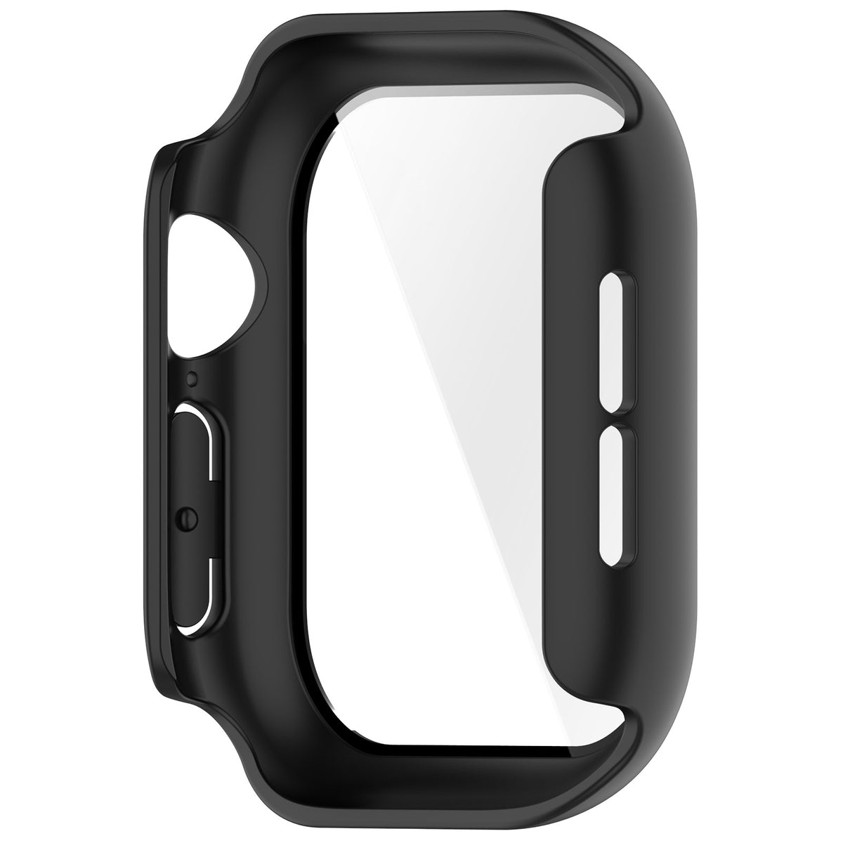 Apple Watch 12 - 42mm PC Case with Glass (Black)