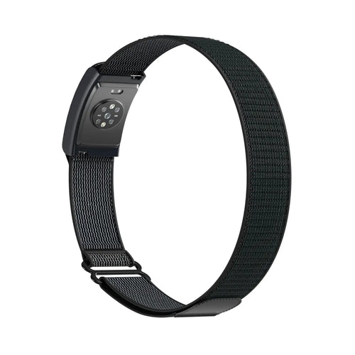 Amazfit Helio Strap Biceps Nylon Armband (Schwarz/Grau)
