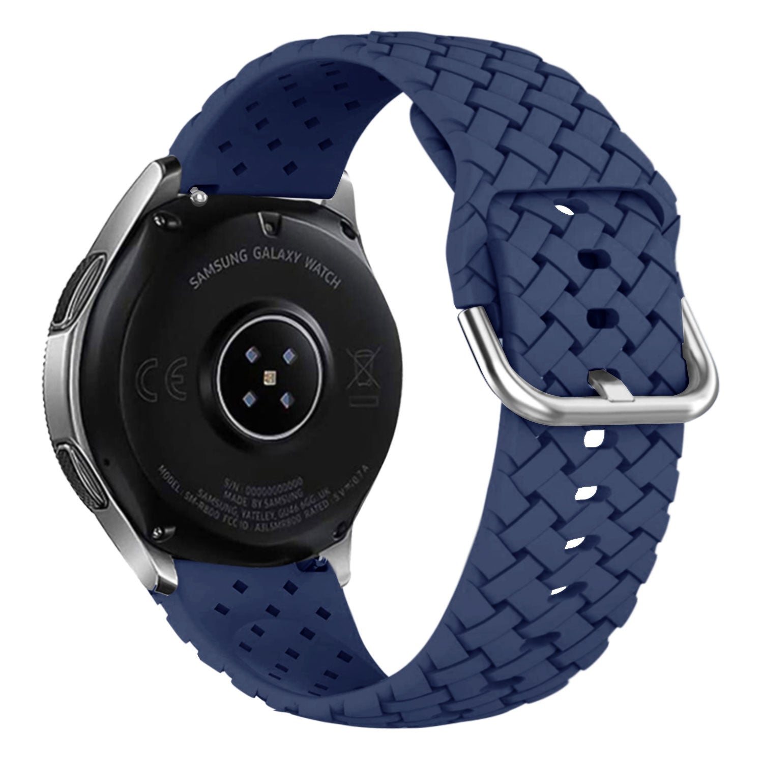Huawei Watch GT 3 42mm Woven Silicone Strap (Dark Blue)