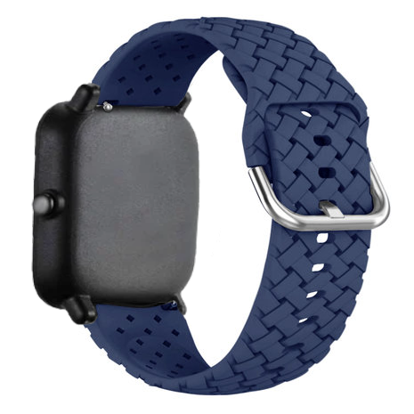 Amazfit GTS 2 Geflochtenes Silikonarmband (Dunkelblau)