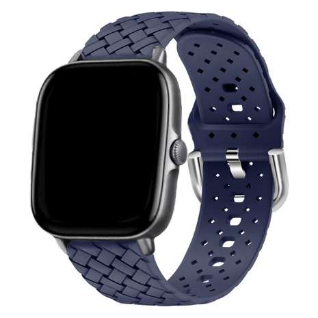 Amazfit GTS 2 Woven Silicone Strap (Dark Blue)