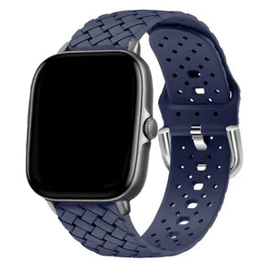 Amazfit GTS 2 Woven Silicone Strap (Dark Blue)