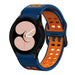 Samsung Galaxy Watch 4 40mm Sport Square Armband (Blau/Orange)