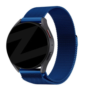Bandz Garmin Vivomove 3 Milanese Loop Armband (Blau)