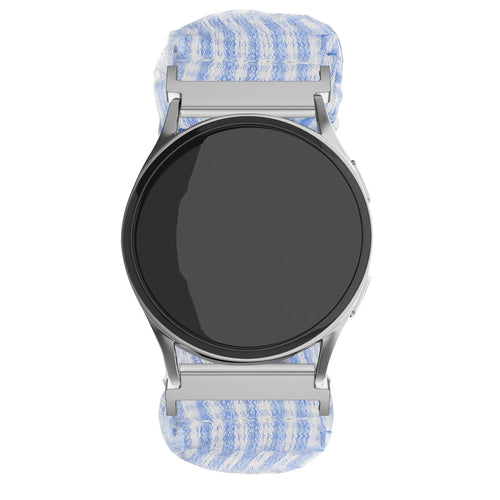Huawei Watch GT 42mm Scrunchie Armband (Blauer Streifen)