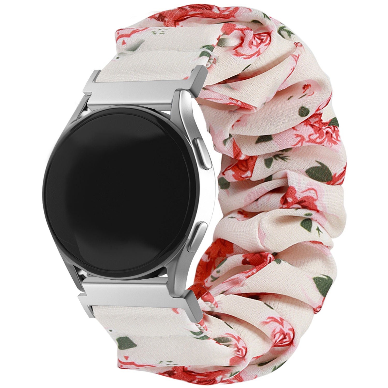 Samsung Galaxy Watch 4 40mm Scrunchie Armband (Blumen)